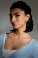 Solitara Silver Pendant and Earrings Set