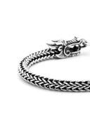 Dragon Link Men’s Silver Bracelet