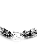 Dragon Link Men’s Silver Bracelet