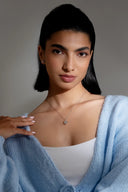 Alouette Silver Pendant and Earrings Set