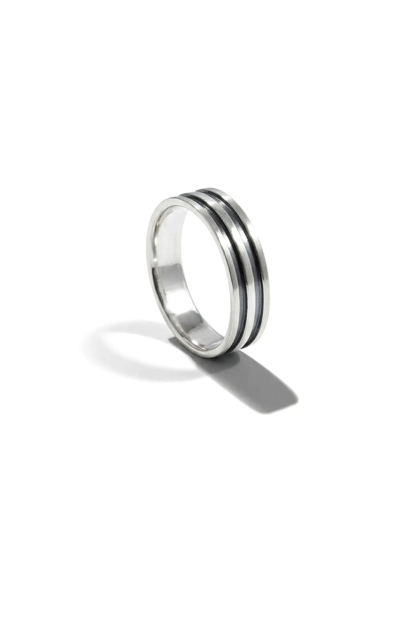 Stratum Silver Ring