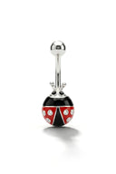 Lucky Ladybug Belly Button Ring