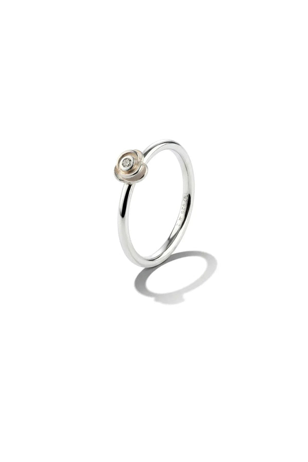 Heart Sparkle Silver Ring Parman