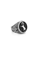 Grand Stallion Men’s Silver Ring