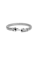 Regal Weave Men’s Silver Bracelet