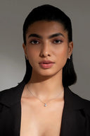 Averie Silver Pendant and Earrings Set