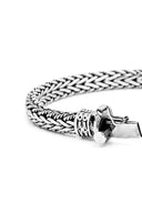Regal Weave Men’s Silver Bracelet