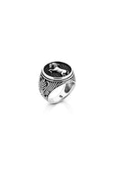 Grand Stallion Men’s Silver Ring