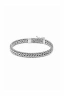 Regal Weave Men’s Silver Bracelet