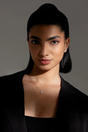 Calyra Silver Pendant and Earrings Set