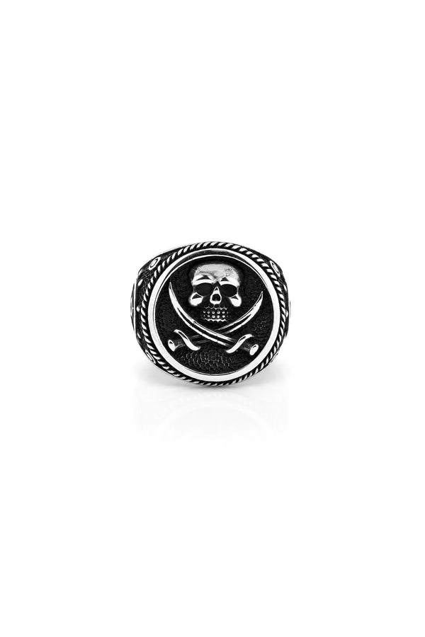 Skull Ahoy Men’s Silver Ring
