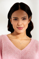 Stellise Silver Pendant and Earrings Set
