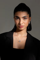 Flitara Silver Pendant and Earrings Set