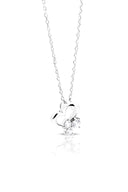 Lilah Silver Pendant and Earrings Set