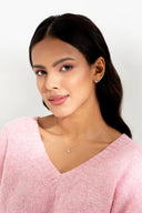 Lilah Silver Pendant and Earrings Set