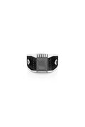 Hexgate Black Men’s Silver Ring