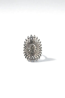 Ekaa Regal Silver Ring Parman