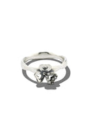 Agneya Clover Silver Ring Parman