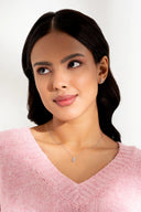 Corintha Silver Pendant and Earrings Set