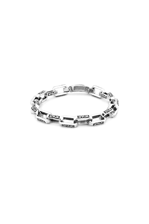 Valor Vortex Men’s Silver Bracelet