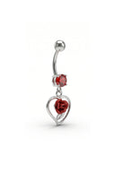 Eternal Love Rose Belly Button Ring