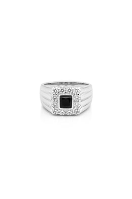 Crypton Men’s Silver Ring