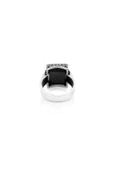 Samson Black Men’s Silver Ring