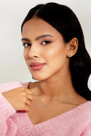 Luvelle Silver Pendant and Earrings Set