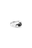 Cyclops Black Men’s Silver Ring
