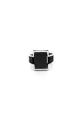 Samson Black Men’s Silver Ring
