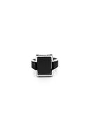 Samson Black Men’s Silver Ring