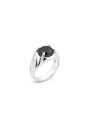 Cyclops Black Men’s Silver Ring