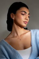 Petaline Silver Pendant and Earrings Set
