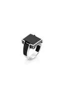 Samson Black Men’s Silver Ring
