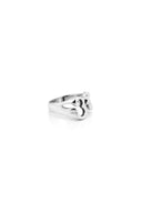 Simple ‘OM’ Men’s Silver Ring