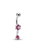 Petal Drop Belly Button Ring
