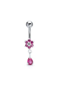 Petal Drop Belly Button Ring