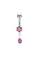 Petal Drop Belly Button Ring