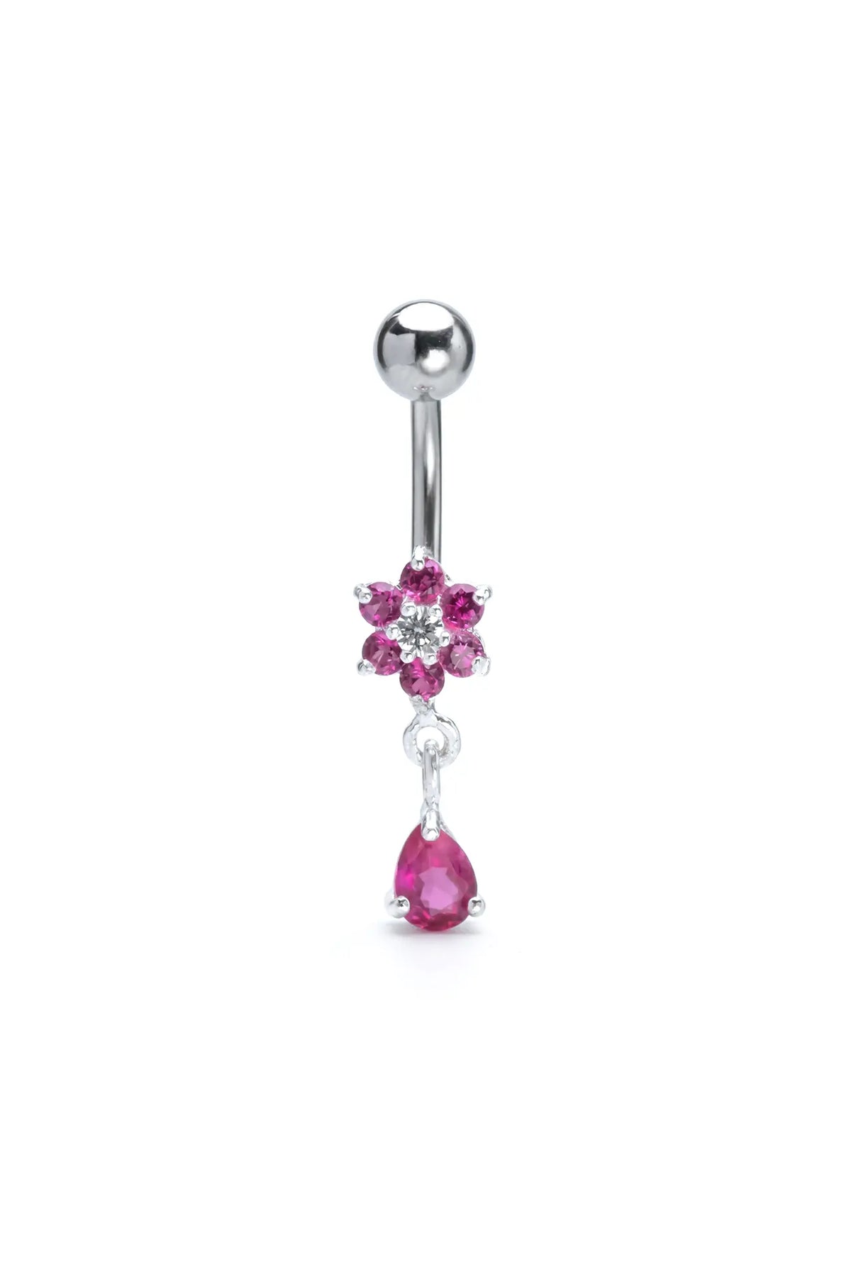 Petal Drop Belly Button Ring