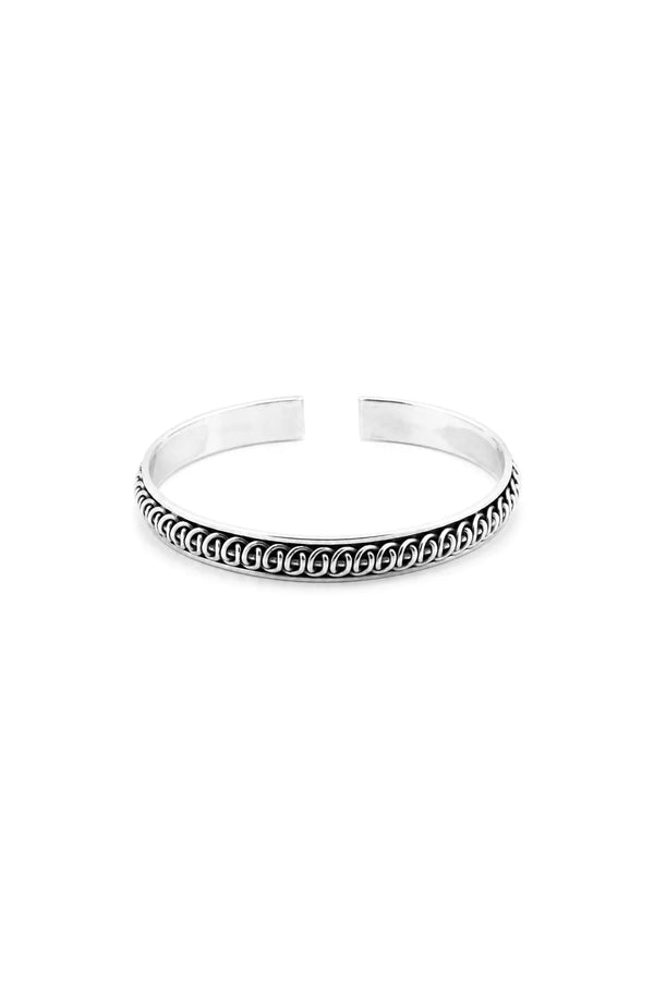 Agnirath Men's Silver Kada