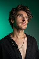 Ashva Torque Men’s Silver Chain