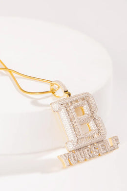 B Yourself Silver Pendant