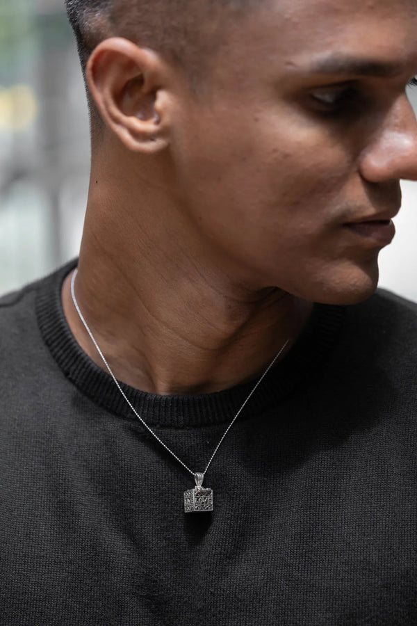 ‘Box of Life’ Men’s Silver Pendant Parman