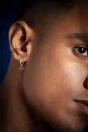 Circle of Peace Silver Hoops