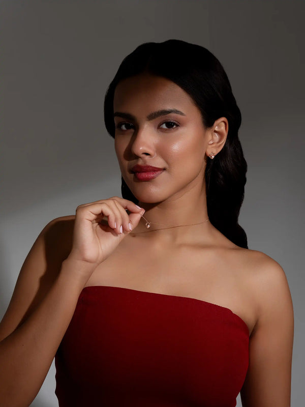 Clarionne Silver Pendant and Earrings Set