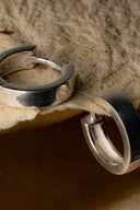 Classic Clip Silver Hoops