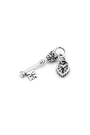 Cleo ‘Lock & Key’ Silver Pendant
