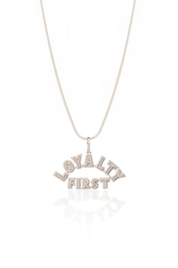 Code Loyal Silver Pendant