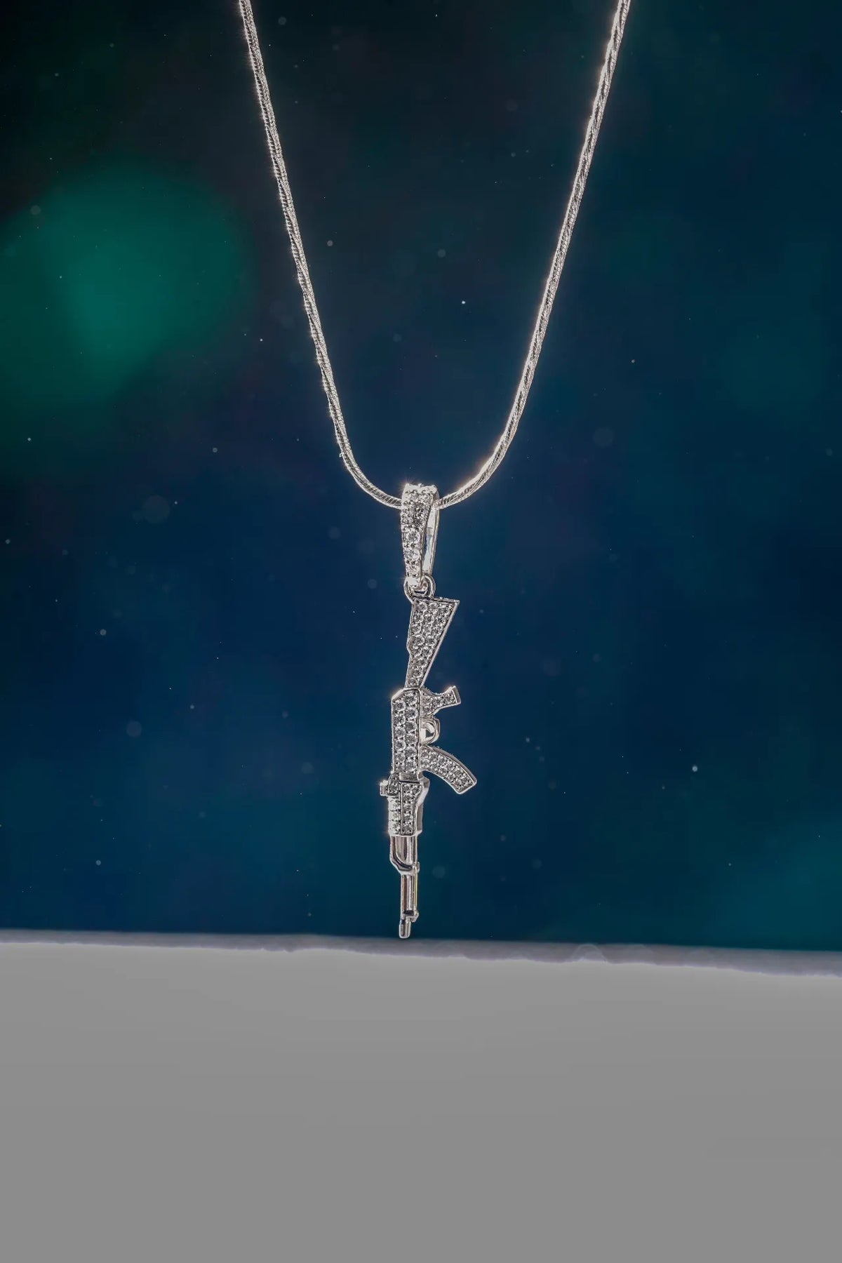 Cold Shot Silver Pendant