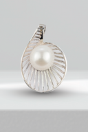 Ava Pearl Silver Pendant